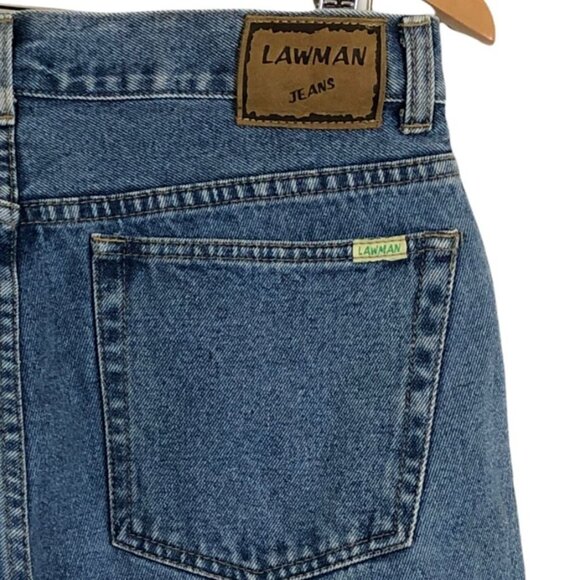 Lawman Jeans Vtg 80s Western Style Bootcut Jeans Women’s 11 High Rise Blue - Picture 8 of 9